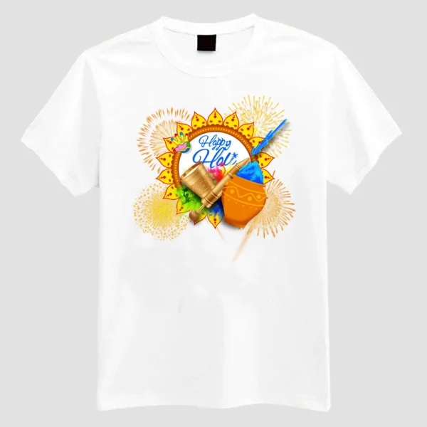 Holi Tshirt For Men And Women Happy Holi t shirt - Image 4