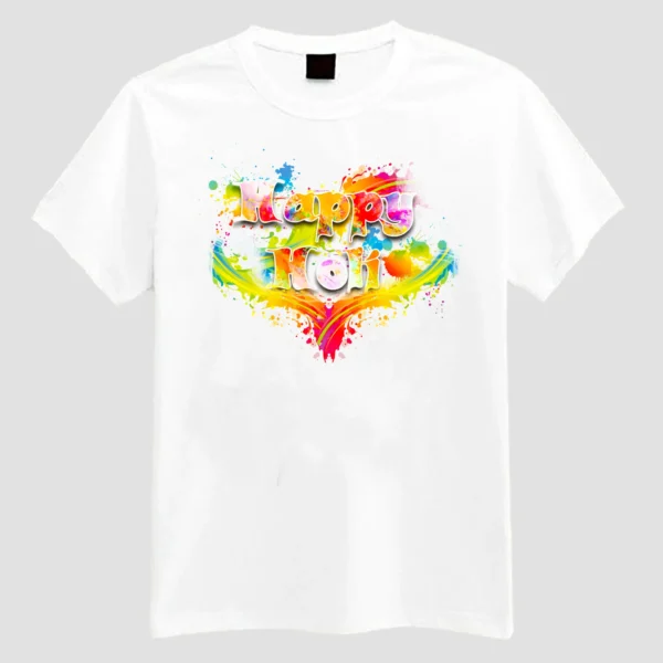 Holi Tshirt For Men And Women Happy Holi t shirt - Image 2